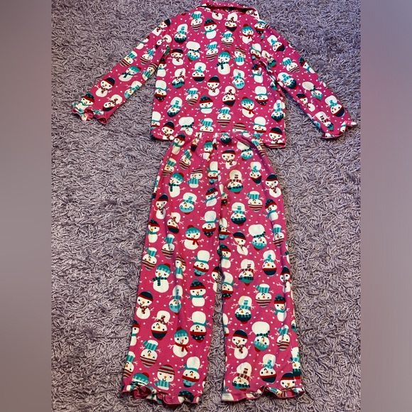 Gymboree snowgirl super soft 2 piece pajama set M 7/8 - Picture 12 of 16